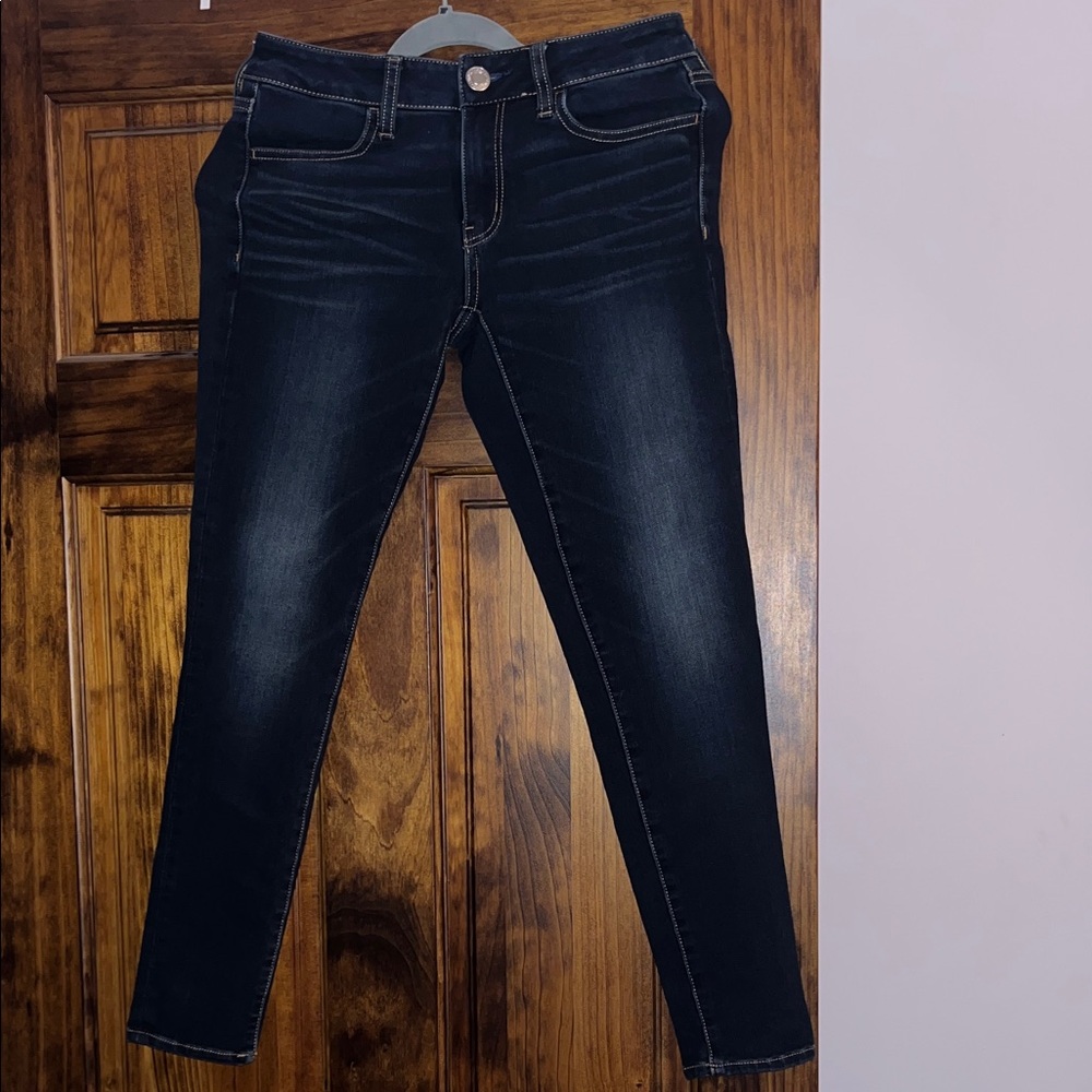 Dark Wash Women's Skinny Jeans - Classic Stretch Denim